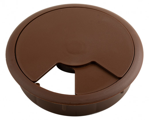 STRONG Průchodka plastová 80mm hnědá