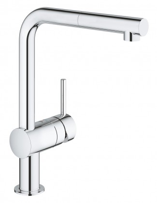 GROHE 32168000 Baterie Minta L-výpusť vytahovací perlátor chrom