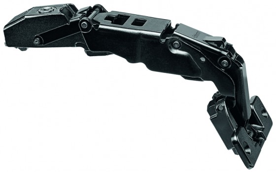 BLUM 70T7590.TL závěs, naložený, nulový přesah, Tip-on, Inserta, 155°, Onyx