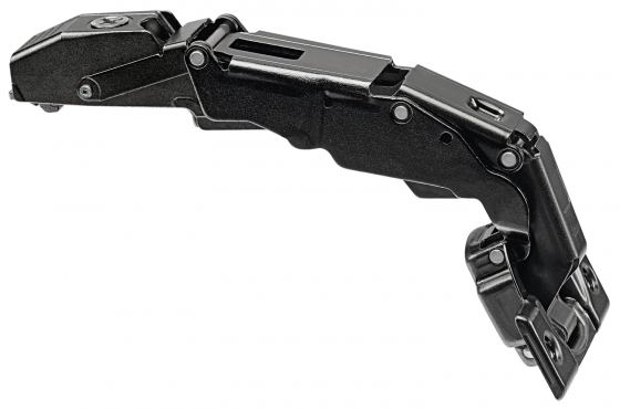 BLUM 70T7550.TL závěs, naložený, nulový přesah, Tip-on, vrut, 155°, Onyx