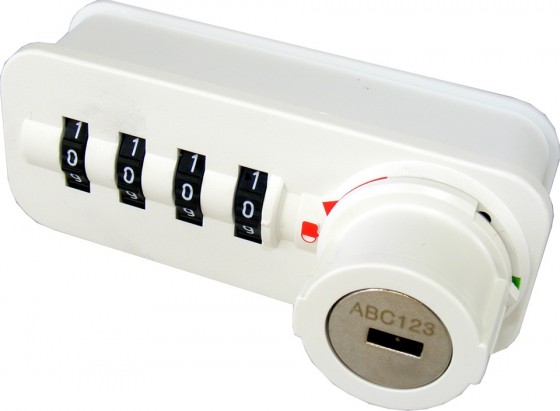 LEHMANN Zámek číselný Free 58.01 levý bílá