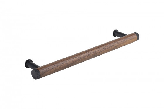 TULIP Úchytka Mewo 160 ořech/černá matná