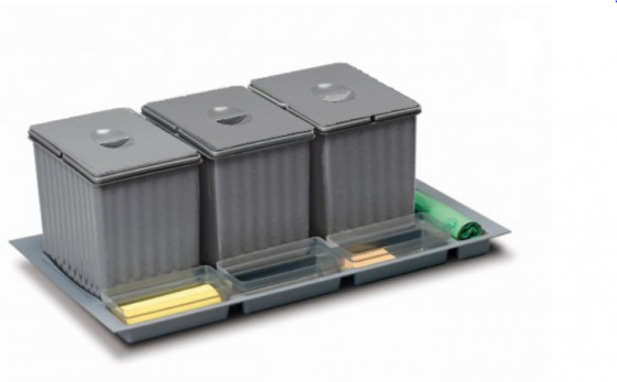 GOLLINUCCI Sorter Sistema 902/3 900mm 3x16l šedá