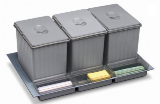 GOLLINUCCI Sorter Sistema 940/3 800mm 3x14l šedá