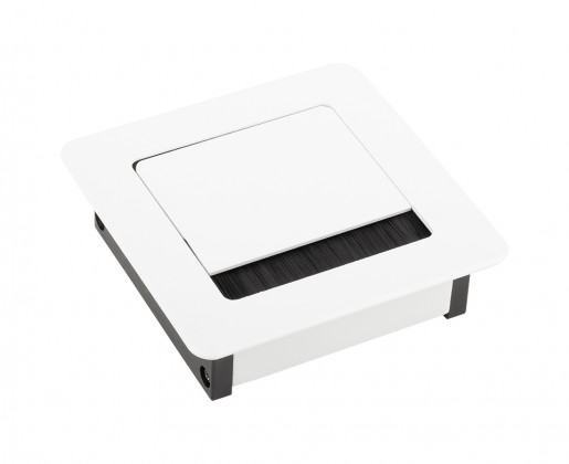 STRONG průchodka ALU 100x100x29mm bílá