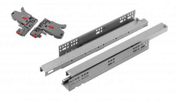 StrongRide synchro 3D skrytý celovýsuv, 300mm/40kg, tlumený dotah