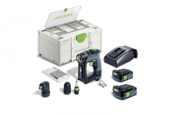 FESTOOL 576865 Akumulátorový vrtací šroubovák CXS 12 2,5-Set