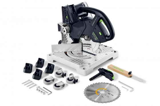 FESTOOL 577424 Akumulátorová pokosová pila na lišty SYMC 70 EB-Basic SYMMETRIC