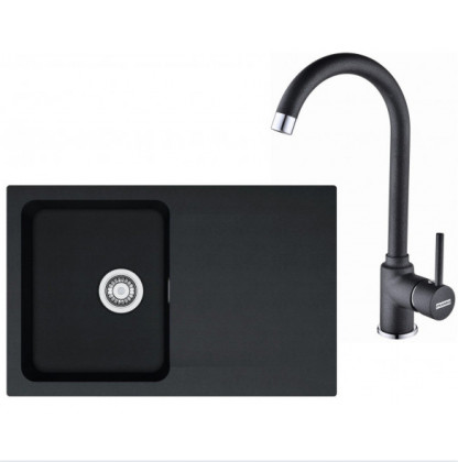 FRANKE Set T30Č OID 611-78 černá + FP 9000.071 onyx