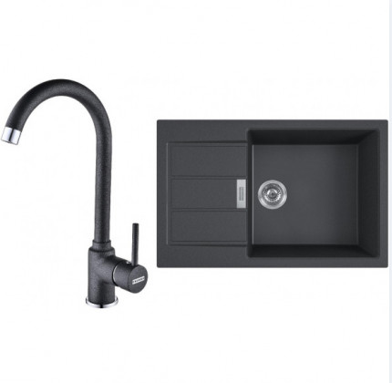 FRANKE Set T90Č S2D 611-78 XL černá + FP 9000.071 onyx