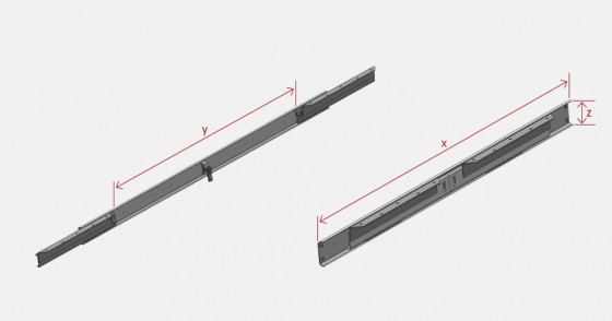 POETTKER Výsuv B-SB/850.4/500