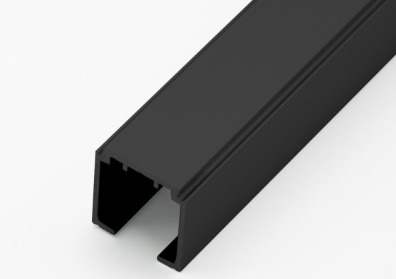 TERNO horní vedení 1280/A elox 2m černá elox