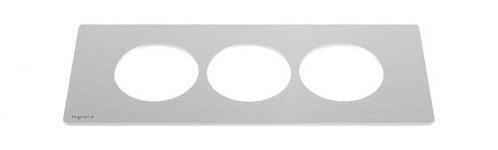 LEGRAND DisqIn rámeček, 6 modulů, kov