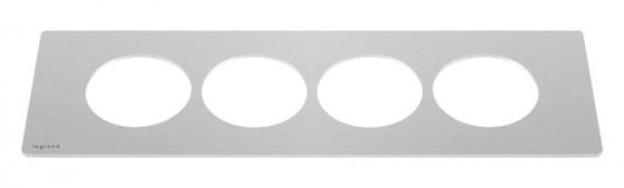 LEGRAND DisqIn rámeček, 8 modulů, kov