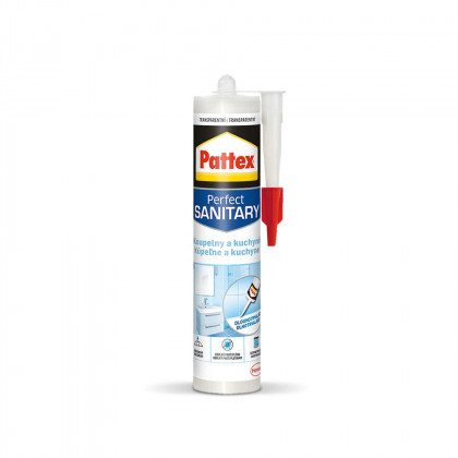 PATTEX SILIKON SANITÁRNÍ TRANSPARENTNÍ 280ml