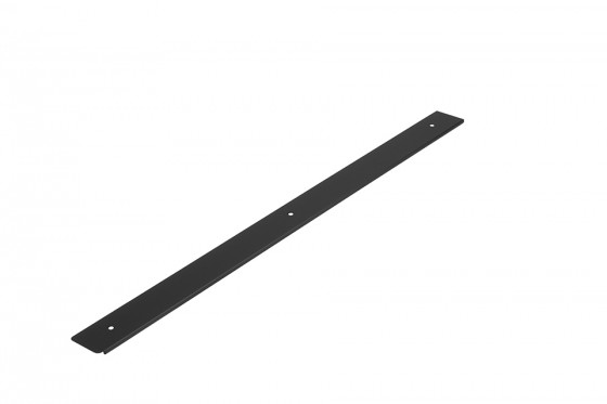 Ukončovací lišta na pracovní desku 38mm levá černá matná