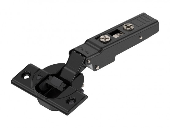 BLUM 73B3550 naložený s Blumotion 110° vrut (přesah čela až 20mm) Onyx