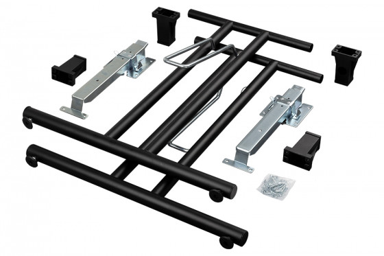 STRONG podnož skládací rovná černá