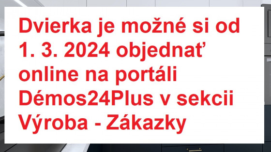DÉMOS - objednávkový formulář pro dvířka SM´art