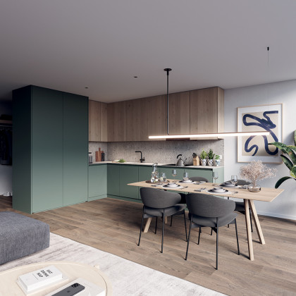 K-HAWA Concepta III 35 Push dveře do pouzdra, 1900 - 2700mm, pravá