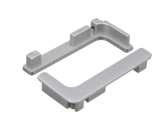 TULIP Gola II otevřená koncovka J profilu eloxovaný hliník P+L