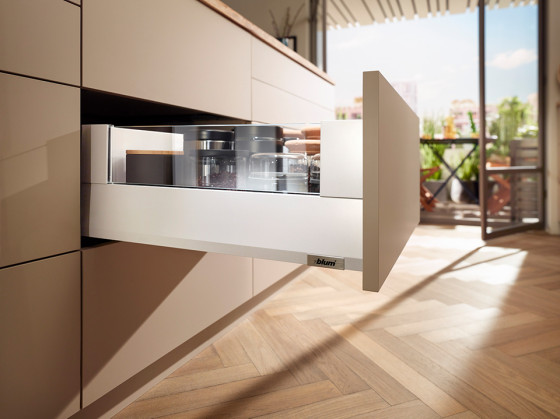 K-BLUM Merivobox, zásuvka E boxcover 270mm/40kg, bílá, vrut