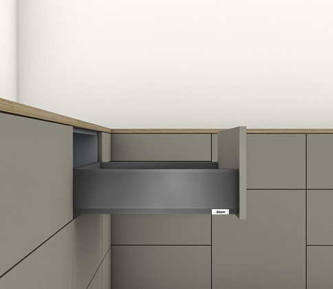 K-BLUM Merivobox K 600 mm, 70 kg, Orion šedá, vrut