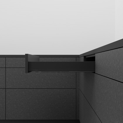 K-BLUM Legrabox, zásuvka N 400mm/40kg, Blumotion/TOB, černá, Expando