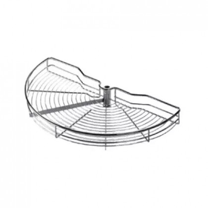 KES 260545 karusel 180° celodrátěné police 900mm 1/2 kruh chrom