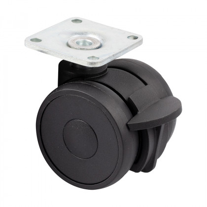 TENTE kolečko Linea 50mm s brzdou 100kg černá