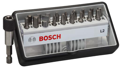 BOSCH 2607002568 Sada 18+1 bitů Robust Line, PH/PZ/T/S/HEX, Extra Hard