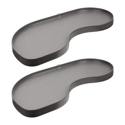 VIBO Fly Moon Lamina police 600mm tmavě šedá pravá