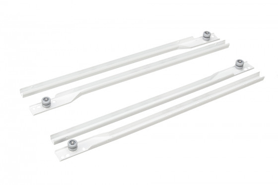 StrongWire výsuv Roller, kolečkový, pro 16mm korpus, bílý