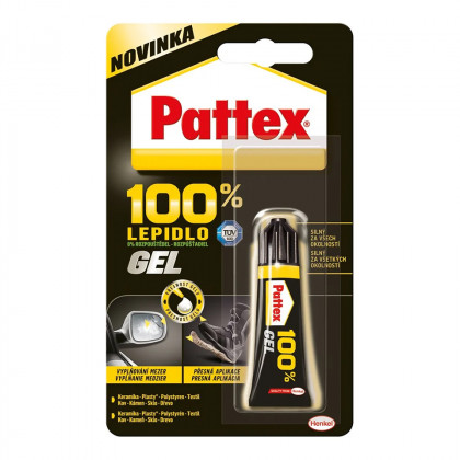 PATTEX 100% transparentní gel 8g