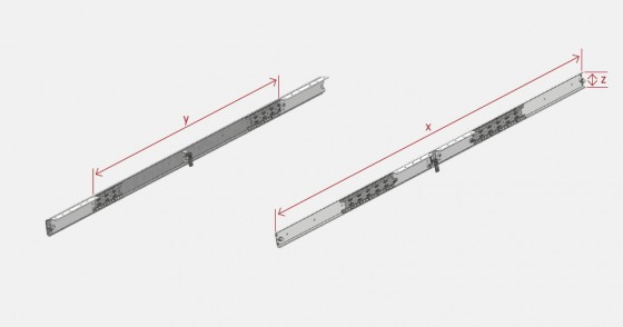 POETTKER Výsuv BA-SB/850.4/500