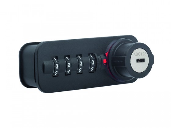 LEHMANN Zámek číselný Free 58.01 levý černá