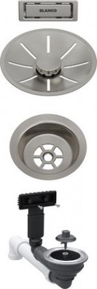 BLANCO 207425 Příslušenství odtoková sada 1x3,5 InFino Satin Platinum