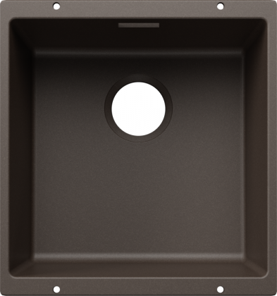 BLANCO 527792 Dřez Subline 400-U bez odtokové sady Silgranit kávová