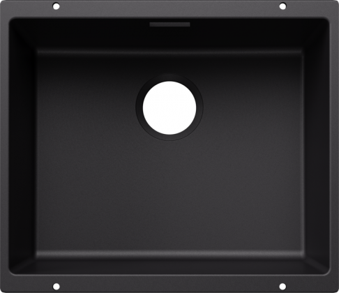 BLANCO 527794 Dřez Subline 500-U bez odtokové sady Silgranit černá