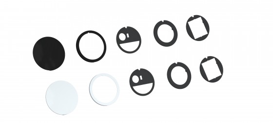 BACHMANN 926.101 sada krytů černá