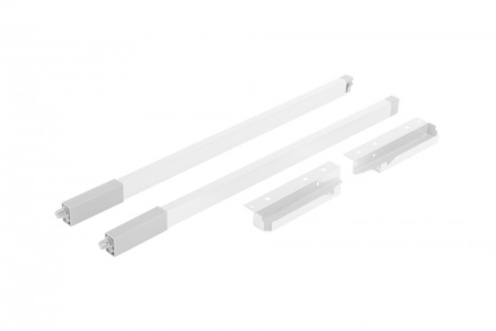 StrongBox reling hranatý horní H140/500mm, bílá, sada