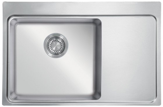 StrongSinks S3 Dřez Nida 784, rozměr 784 x 510 mm nerez, odkap vpravo BO