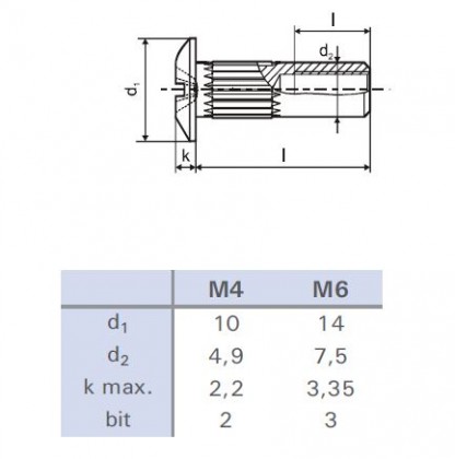 StrongFix Matice spojovací kování M6x30mm nikl
