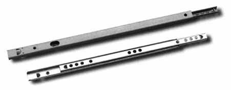 StrongBall S5 kuličkový částečný výsuv zafrézovaný 17mm, 342mm/10kg, bez tlumení