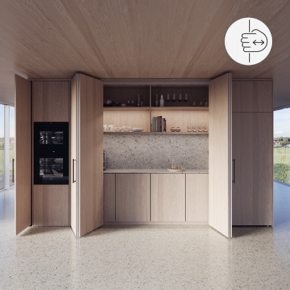 K-HAWA Folding Concepta III 20 Pull do pouzdra 1200-2200mm 3 křídla černá P+L