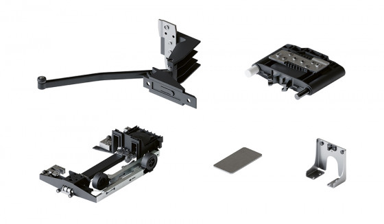 HAWA 31511 Folding Concepta III 25 Push do pouzdra zásuvná sada, pravá