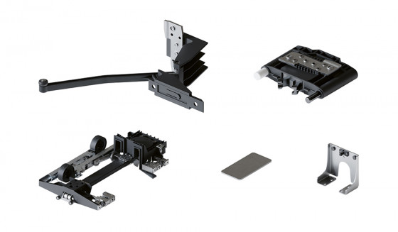 HAWA 31510 Folding Concepta III 25 Push do pouzdra zásuvná sada, levá