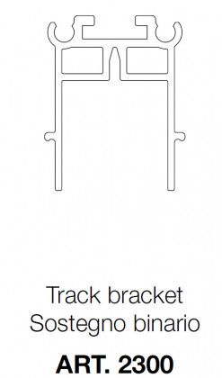 TERNO horní vedení 2300/A elox 2m
