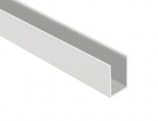 WC kabinky Al elox profil U boční 18 mm, délka 2 m