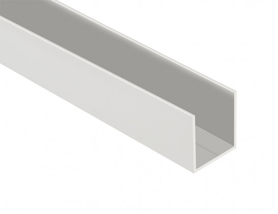 WC kabinky Al elox profil U boční 25 mm, délka 2 m